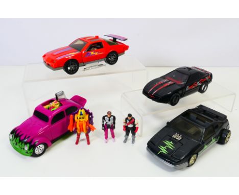 Kenner - Mask - A group of unboxed vehicles and figures including Detonator, Raven, Fireforce, Thunderhawk and others. They s