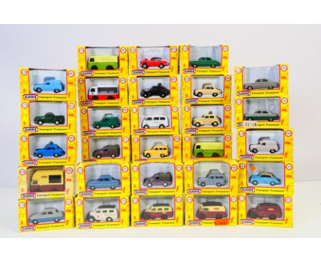 Classix (Pocketbond) - 28 boxed model 1:76 scale vehicles from Classix. Lot includes Classix EM76606 Morris J Estate Ambulanc