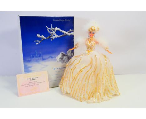 Mattel - Barbie - A boxed limited edition 1994 dated Snow Princess Barbie # 11875. The doll appears Mint in a Very Good box w
