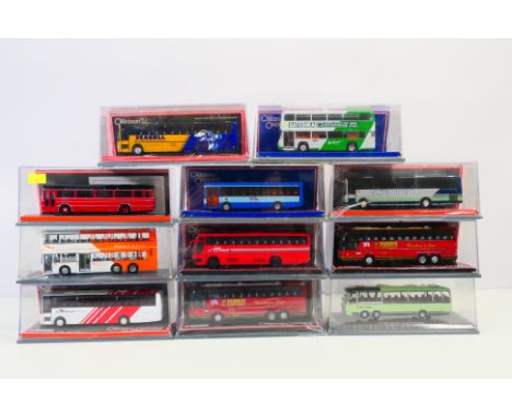 Corgi Original Omnibus - 11 boxed Corgi Original Omnibus diecast 1:76 scale model buses. Lot includes #OM42403 Bedford VAL Pl
