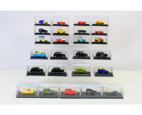 Oxford Diecast - A group of 25 boxed Oxford Diecast model vehicles in 1:76 scale. Lot includes Oxford Diecast #76LAN188002 La
