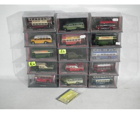 Corgi - The Originals Omnibus Company - A boxed group of 15 The Originals Omnibus Company diecast 1:76 scale model buses/coac