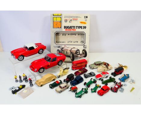 Dinky - Corgi - Spot On - Tekno - A collection of unboxed vehicles including Lancia Aurelia in 1:18 scale, Rolls Royce Phanto