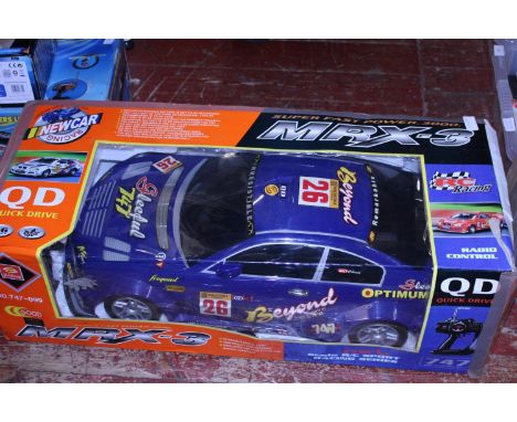 A large scale remote controlled rally car (untested) 