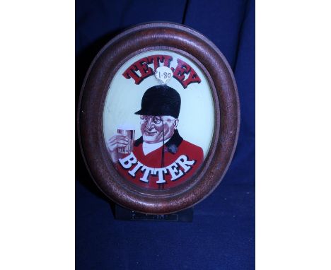 A vintage Tetley Bitter bar top light (un-tested) 