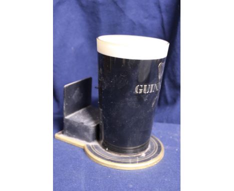 A vintage Guinness bar top light (un-tested) 