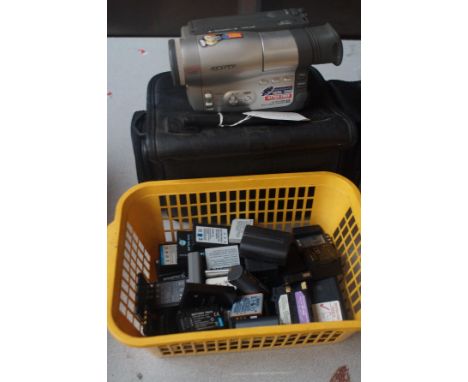 Samsung Camcorder together with Camera Batteries