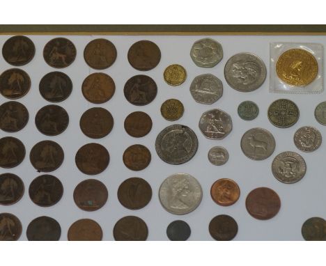 Mounted Coin Collection