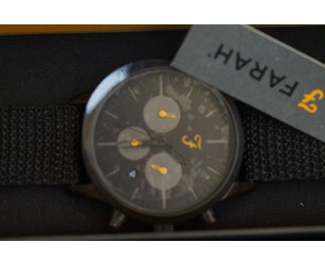 Gents Farah Chronograph Wristwatch as New