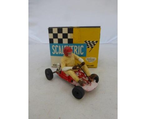 A Scalextric K/1 Go-Kart in original box, playworn. 