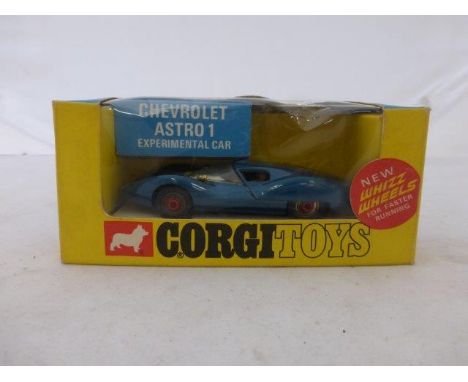 Corgi Toys - Chevrolet Astro I Experimental Car, no. 347, with 'whizz wheels', boxed. 
