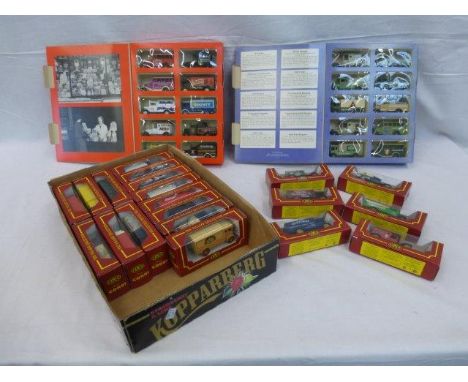 Two boxed Corgi Cameo die-cast sets: The D-Day Collection and The Chocolate Collection; also 20 boxed assorted Corgi Cameo di