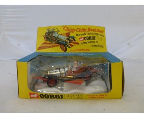 Corgi Toys - original issue Chitty Chitty Bang Bang, no. 266 with all four original figures, original box, celluloid dated. 