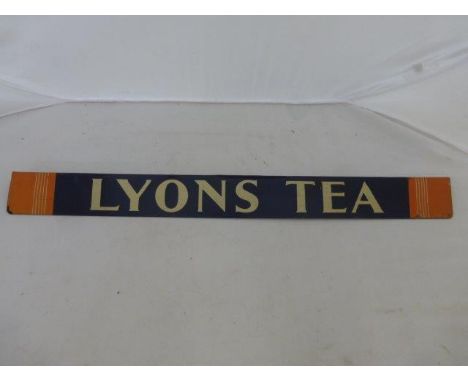 A Lyons Tea shelf strip. 