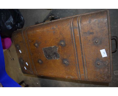 Vintage metal trunk