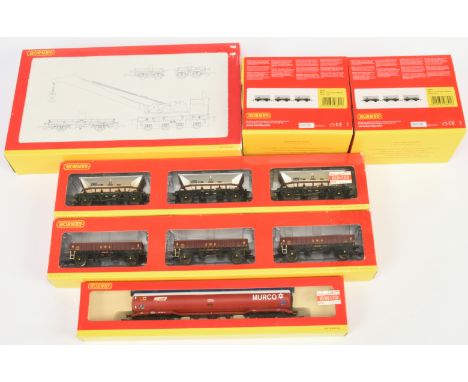 Hornby (China) Group of Wagons and Breakdown Crane: R6204 ADB 141 Weathered Edition, Still Wrapped in Factory Tissue&nbsp; in