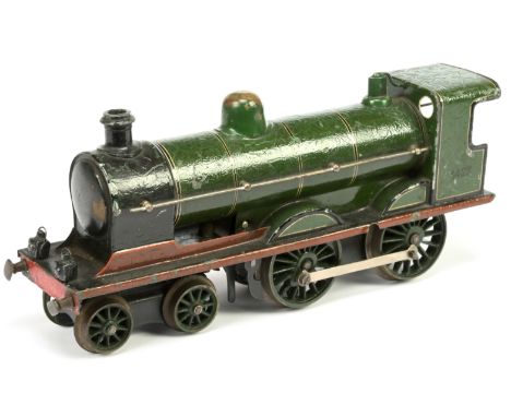 Marklin Gauge 1 4-4-0 GNR Green 1427 Clockwork Loco Only. Loco paintwork is heavily crazed with age &amp; worn in places + ch