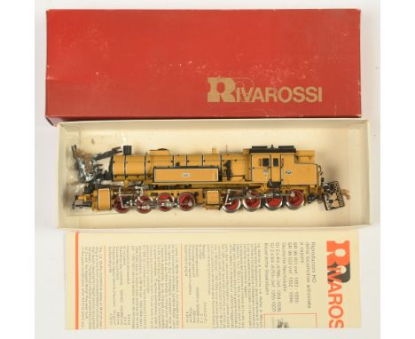 Rivarossi HO Gauge Ref 1355 0-8-8-0 K-bay Class GT2 x 4/4 yellow livery Articulated Steam Locomotive No. 5751. Condition is E