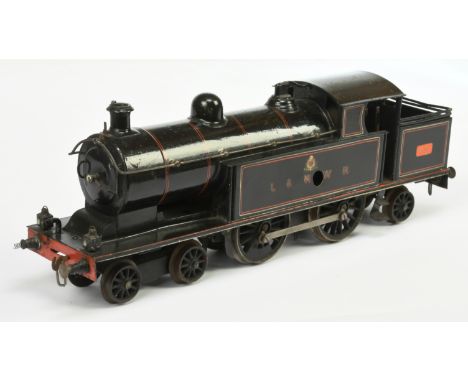 Bing Gauge 1 4-4-2 "Precursor" Tank Loco L &amp; NWR 44 Clockwork Tank Loco. Paintwork has crazed with age, rusting to metal 