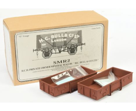 A pair of Skytrex O Gauge Hopper wagon kit parts with SMR 35 transfers No Chassis, Condition Assumed to be Good Plus to Excel
