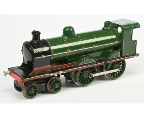 Marklin Gauge 1 4-4-0 Green Clockwork Loco Only. Has been partly repainted, gold 1427 running number to cab sides, paintwork 