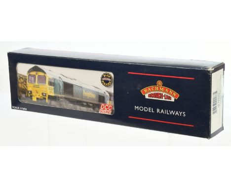 Bachmann 32-726DS Class 66 Freightliner/Shanks Diesel Locomotive No. 66522 with DCC Sound Fitted. Condition is Near Mint in G