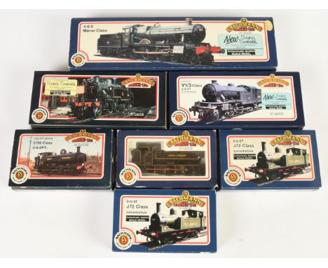 Bachmann mixed group of Steam Locomotives to include 0-6-0 London Transport Pannier Steam Tank Locomotive No. L99, 31-600 2-6