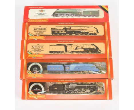Hornby (GB) mixed group of Steam Locomotives to include R099 4-6-2 LNER A4 Class Steam Locomotive No. 2512 "Silver Fox", R685