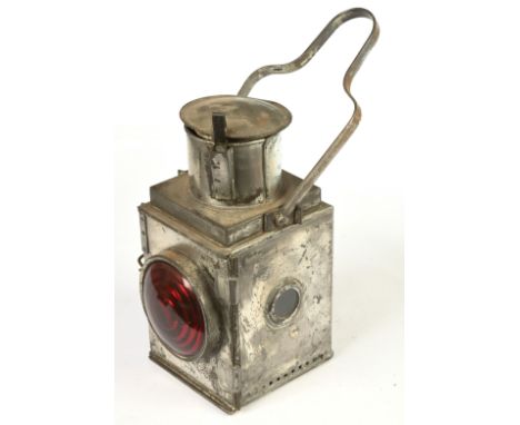 British Railways (W) Tail Lamp with Burner reservoir - Conditions: Poor to Fair - Paint has been removed and one reservoir cl