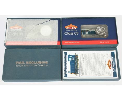 RAIL EXCLUSIVE Bachmann Class 03 Twin Pack 31-360X 31-360Y: Conditions Assumed Mint, still wrapped in Factory Tissue in Near 