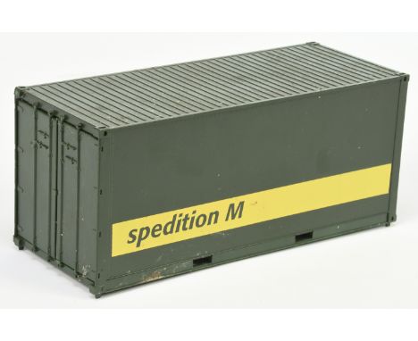 Marklin Maxi Gauge 1 Freight Container Spedition M Green: Conditions: Good to Good, with Signs of use.