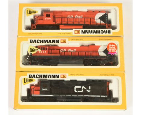 Bachmann HO Gauge group of Diesel Locomotives to include Ref 0575 EMD GP40 Diesel Locomotive "CP Rail" and others (see photo)