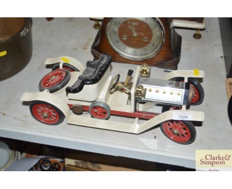 A tin plate model car