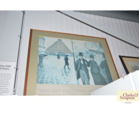 A large framed print 