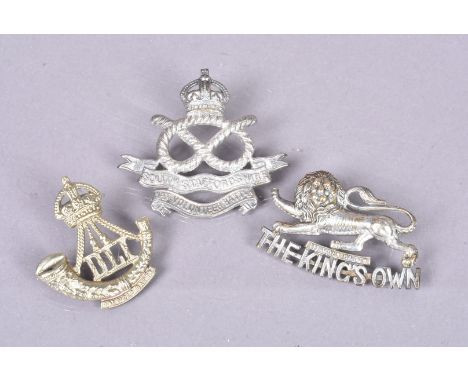 Volunteer Battalions, three badges, comprising South Staffordshire 1st Volunteer Bn, Durham Light Infantry 1st Volunteer Bn a