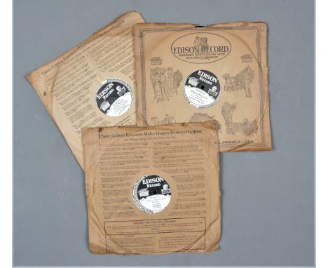 Edison Diamond Discs, all 52000 numbers, mixed content, dance bands, organ solos and popular vocals including B A Rolfe, Pop 