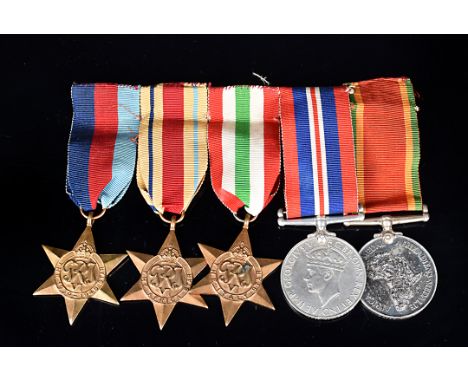 A WWII Africa Service medal group, awarded to H.N Fraser (34039), comprising Africa Service medal, 1939-45 Star, Africa Star,