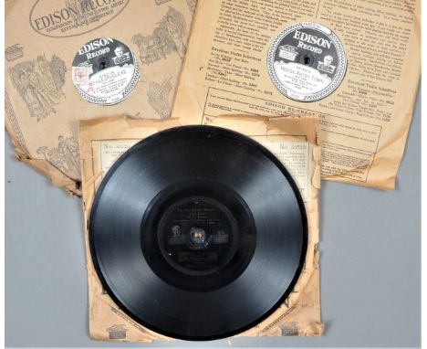 Edison Diamond Discs, mixed content, dance bands, popular vocals and theatre songs and tunes, including The All Star Trio, Go