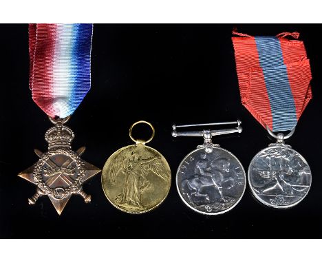 A WWI Royal Engineers trio, awarded to Sergeant Ernest J Warner (57425), Warner was also a Sapper within the Royal Engineers,
