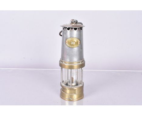A Patterson Lamps Ltd Miners Lamp, Type A1, stamped 30 to the front 