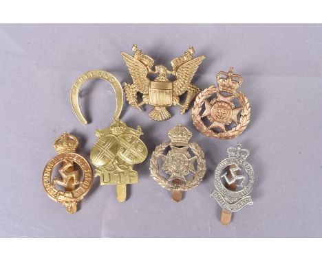 Home Guards, seven badges, including two Isle of Man Home Guards, two Radnorshire Home Guards, Rutland Home Guards, First Ame
