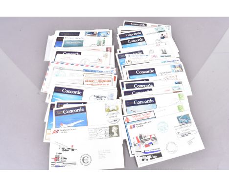 A collection of approximately 100 Concorde related First Day Covers, 1970s/80s, including Upper Atmosphere Intake Development