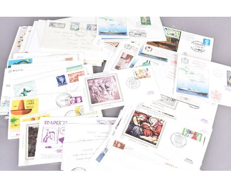 A quantity of First Day Covers, including a collection a Flown Covers with Qantas Empire Airlines Limited, flown to various W