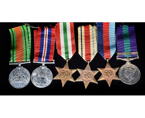A WWII Royal Engineers group, awarded to Lance Corporal J. A. J. Phillips (1866680) Phillips served with the 1st Anti-Aircraf