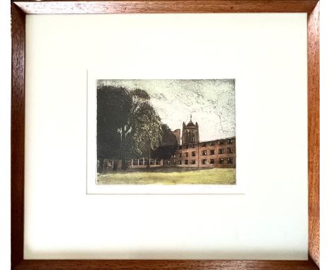 GEORGE DROUGHT, LITHOGRAPH, 'DALE HALL' (MOSSLEY HILL), 2 OF 20, APPROX 18 x 24cm

 