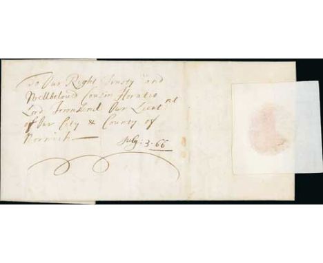 Charles II. 1666 (July 3) Entire letter from Lord Arlington addressed "To our Right Trusty and Wellbeloved Cousin Horatio Lor