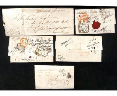 1820-31 Entire letters (4) and an entire, comprising 1820 letter from the orientalist H.H Wilson at Benares to the traveller 