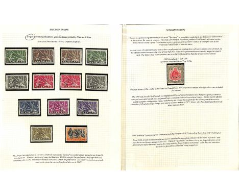 1891-1951 Mainly mint selection including 1891 4/- (2), 1903 £1, 1913-21 2/6 nick in top right scroll, £1, 1921-33 5/- break 