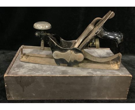 A Stanley Rule &amp; Level Co. compass plane, boxed 