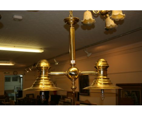 Christopher Wray brass tuile pendant ceiling light